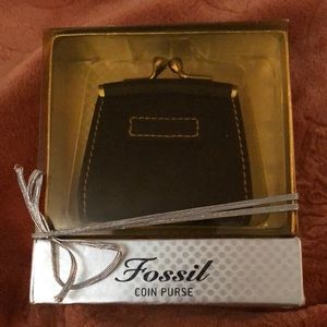 Fossil Coin Purse with Key Ring Option